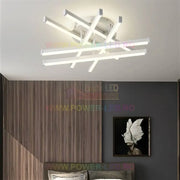 Lustra Led 120W 6 Lines Design Round Alba Smart Echivalent 500W Lighting Fixtures