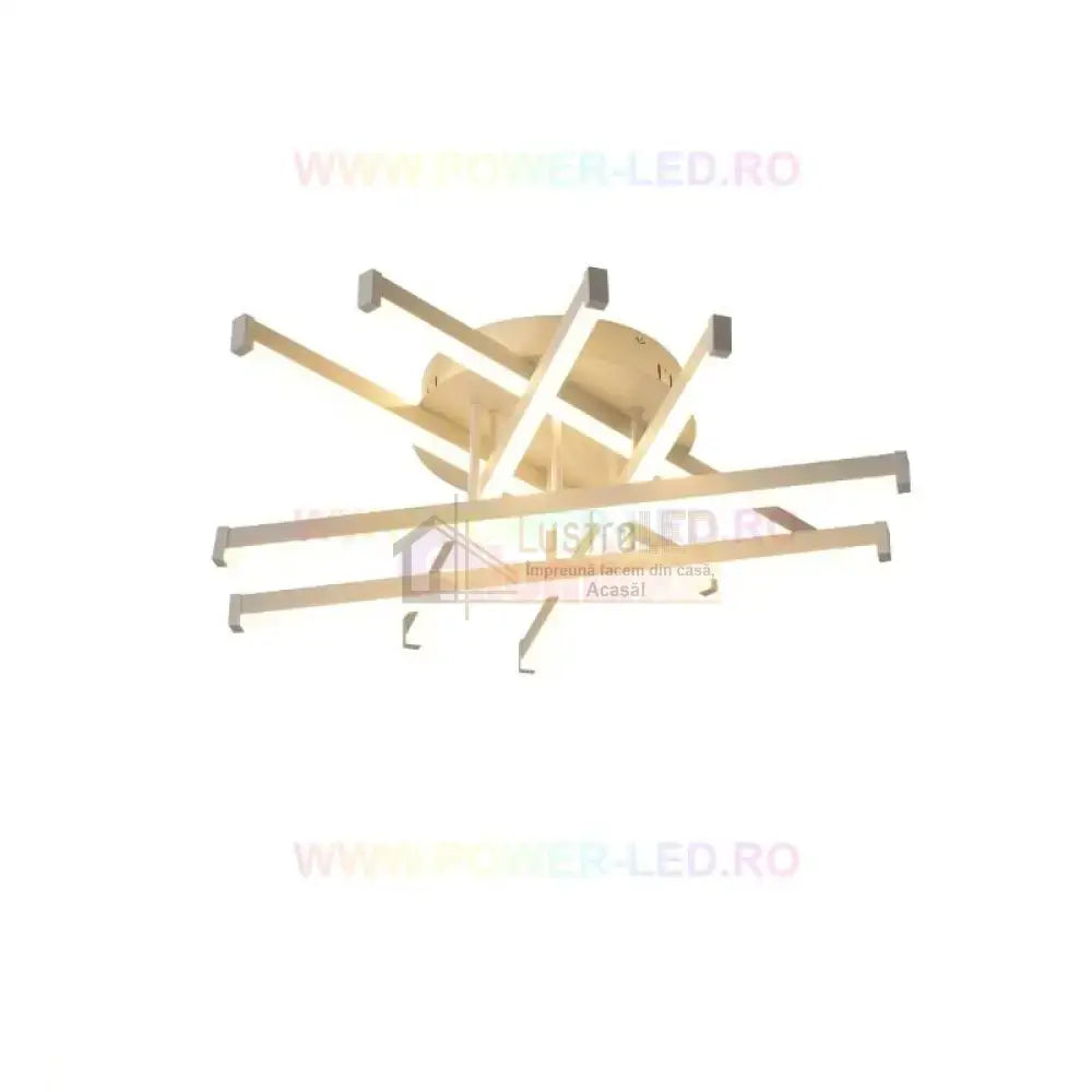 Lustra Led 120W 6 Lines Design Round Alba Smart Echivalent 500W Lighting Fixtures