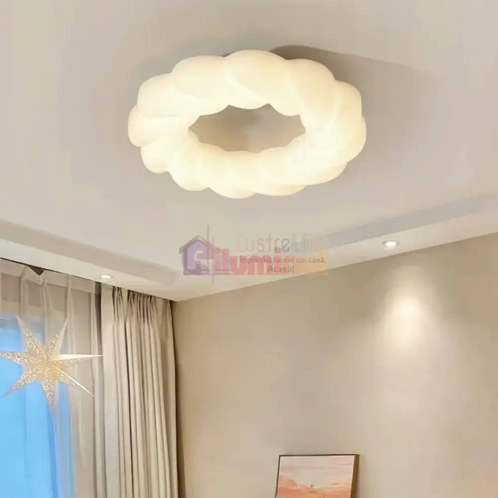 Lustra LED 120W Fluffy Cloud Telecomanda 5571 (XD) ALBA / 49CM / KIDS Lighting Fixtures