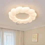 Lustra LED 120W Fluffy Cloud Telecomanda 5571 (XD) ALBA / 49CM / KIDS Lighting Fixtures