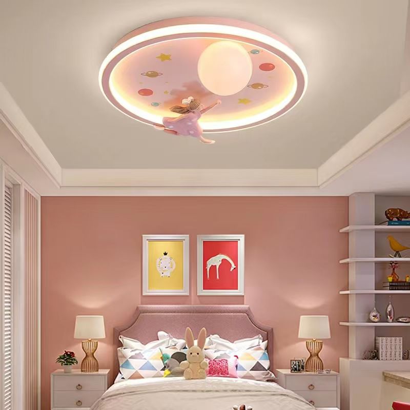 Lustra LED 120W Young Freedom Pink Echivalent 500W Telecomanda