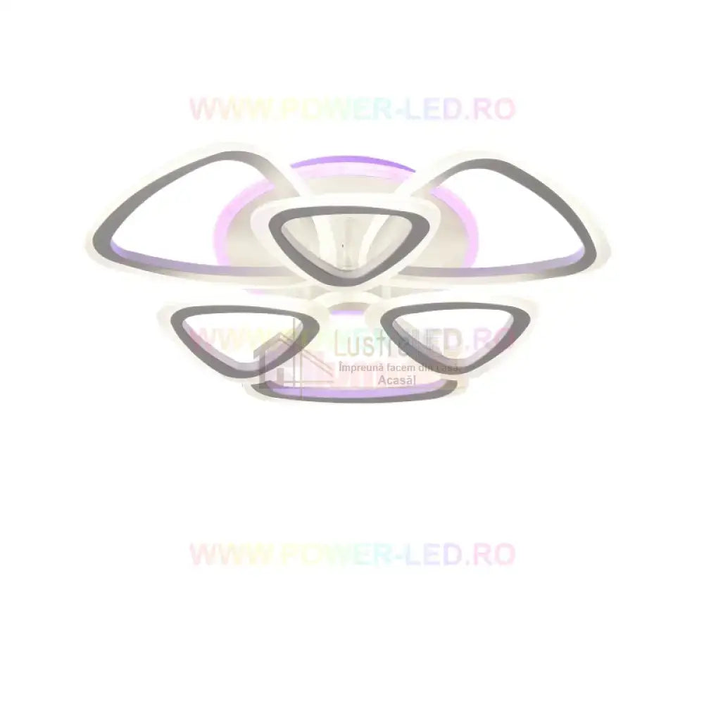 Lustra Led 126W Clara 3 + 3 Rgb Telecomanda Wall Light Fixtures