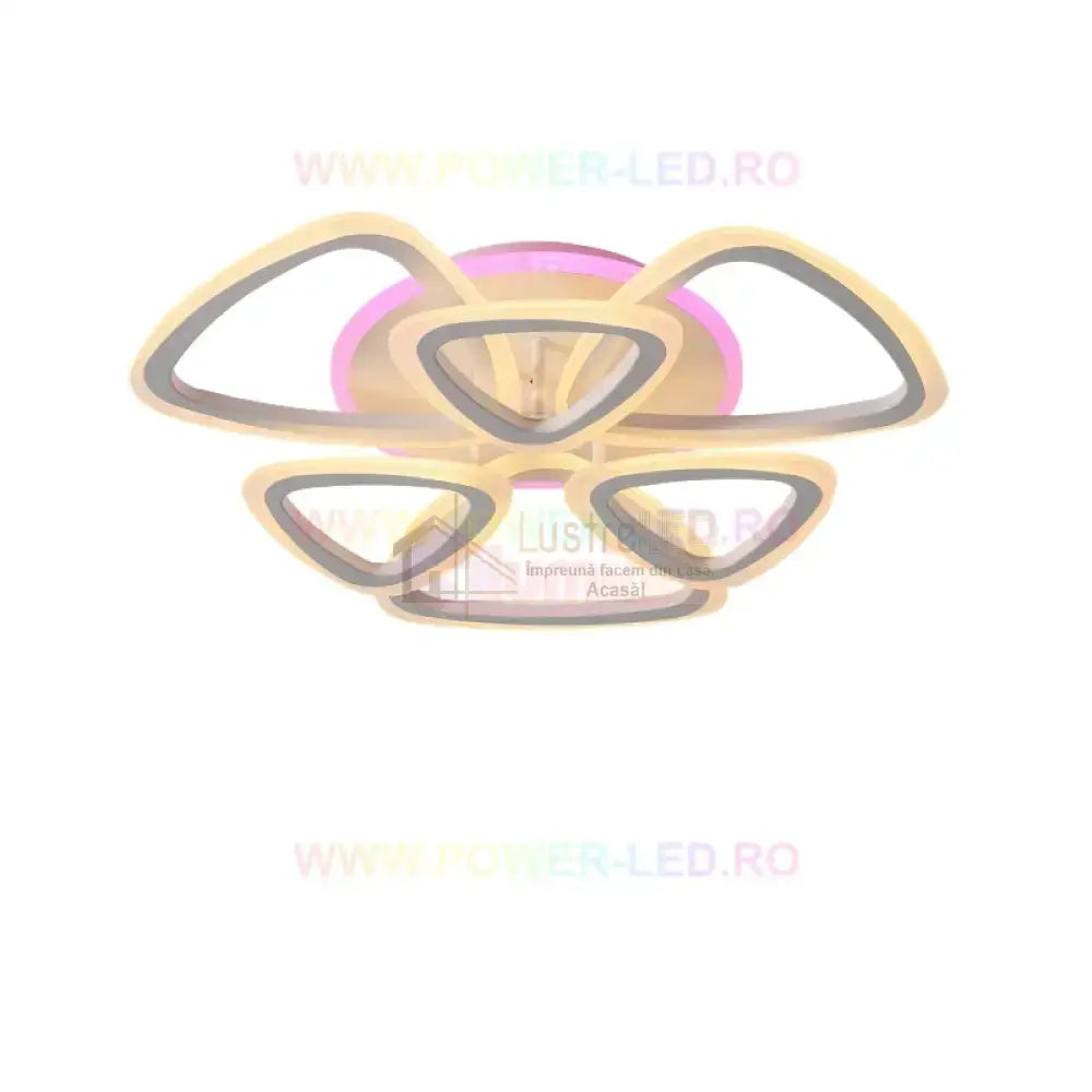 Lustra Led 126W Clara 3 + 3 Rgb Telecomanda Wall Light Fixtures