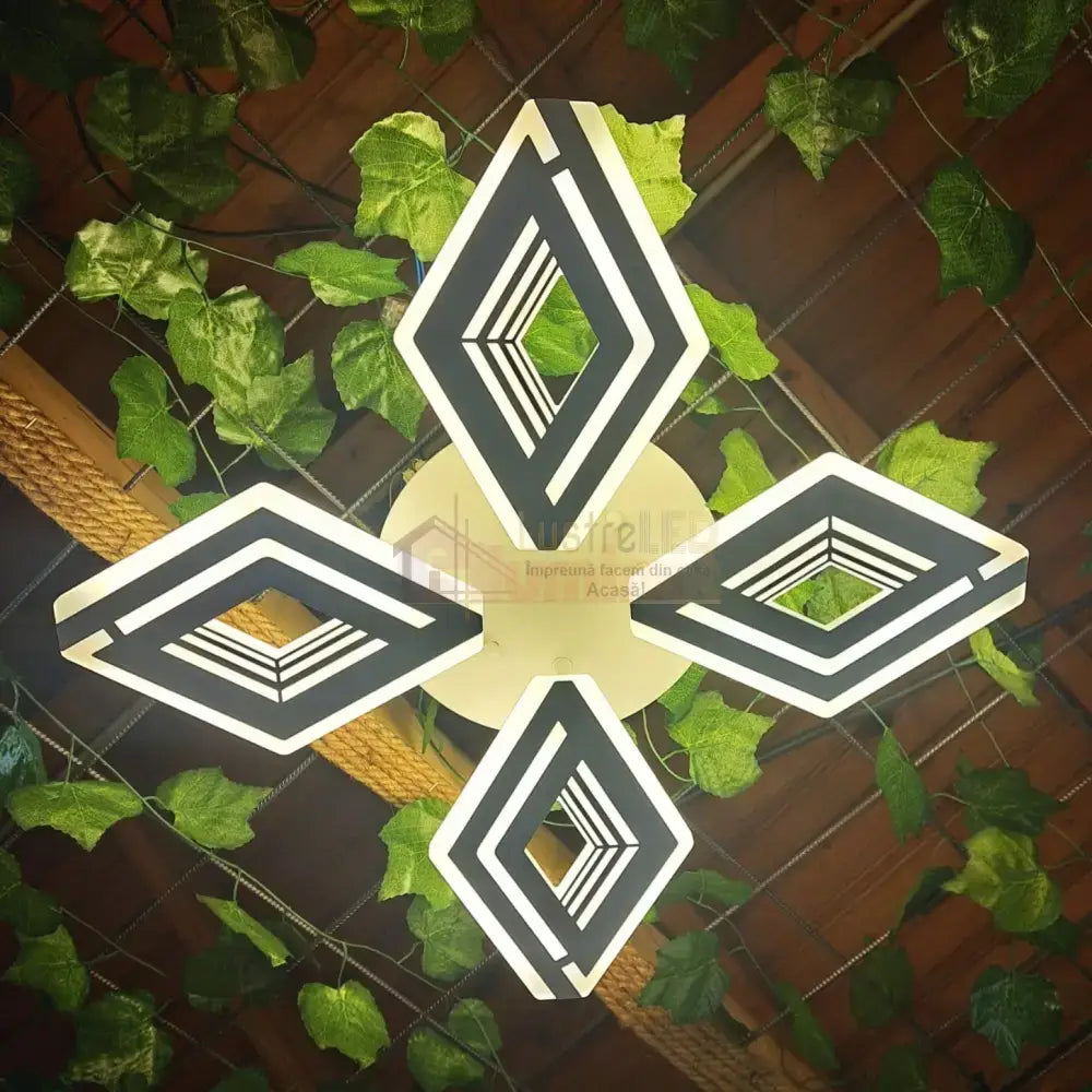 Lustra Led 128W Leao Telecomanda Echivalent 400W Lighting Fixtures