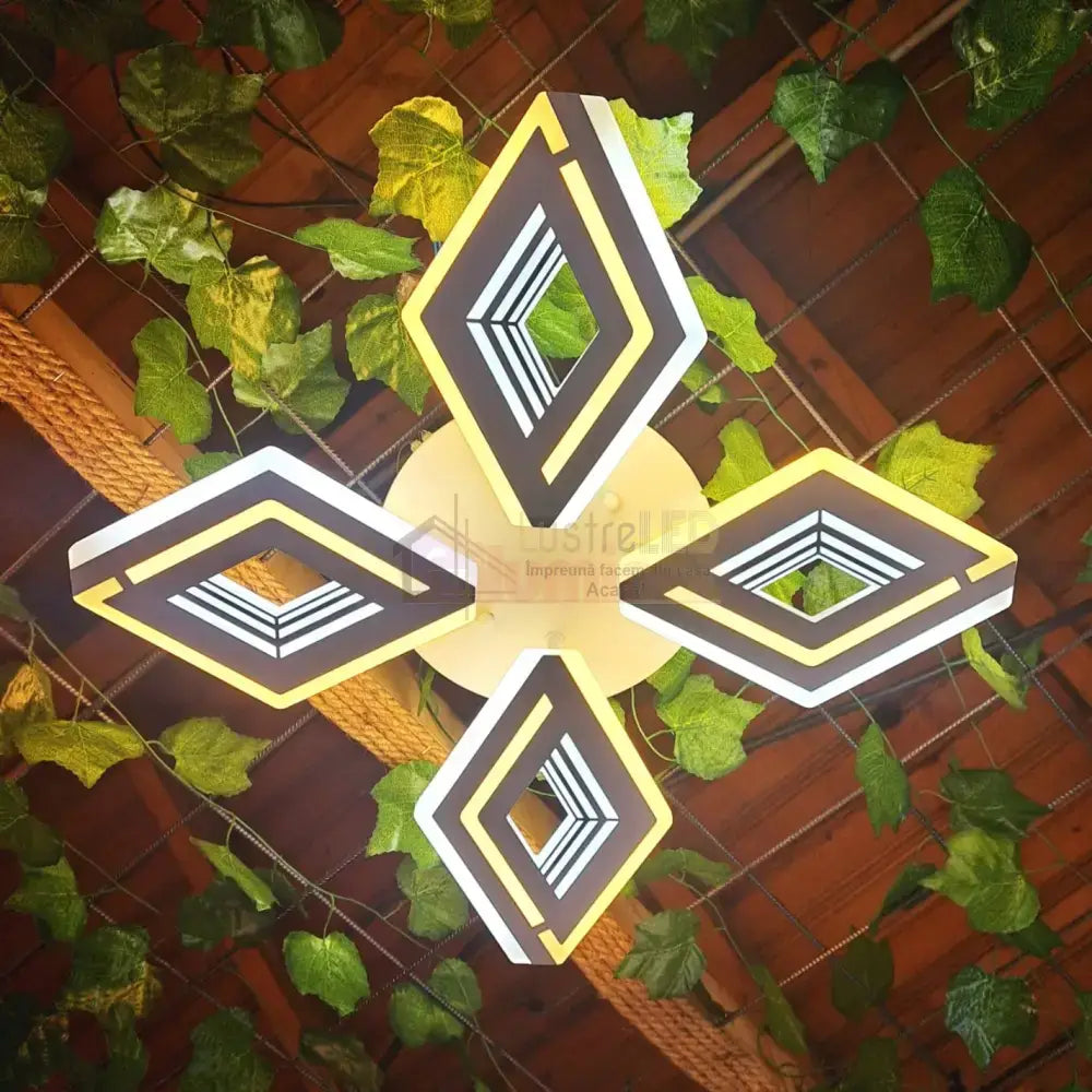 Lustra Led 128W Leao Telecomanda Echivalent 400W Lighting Fixtures