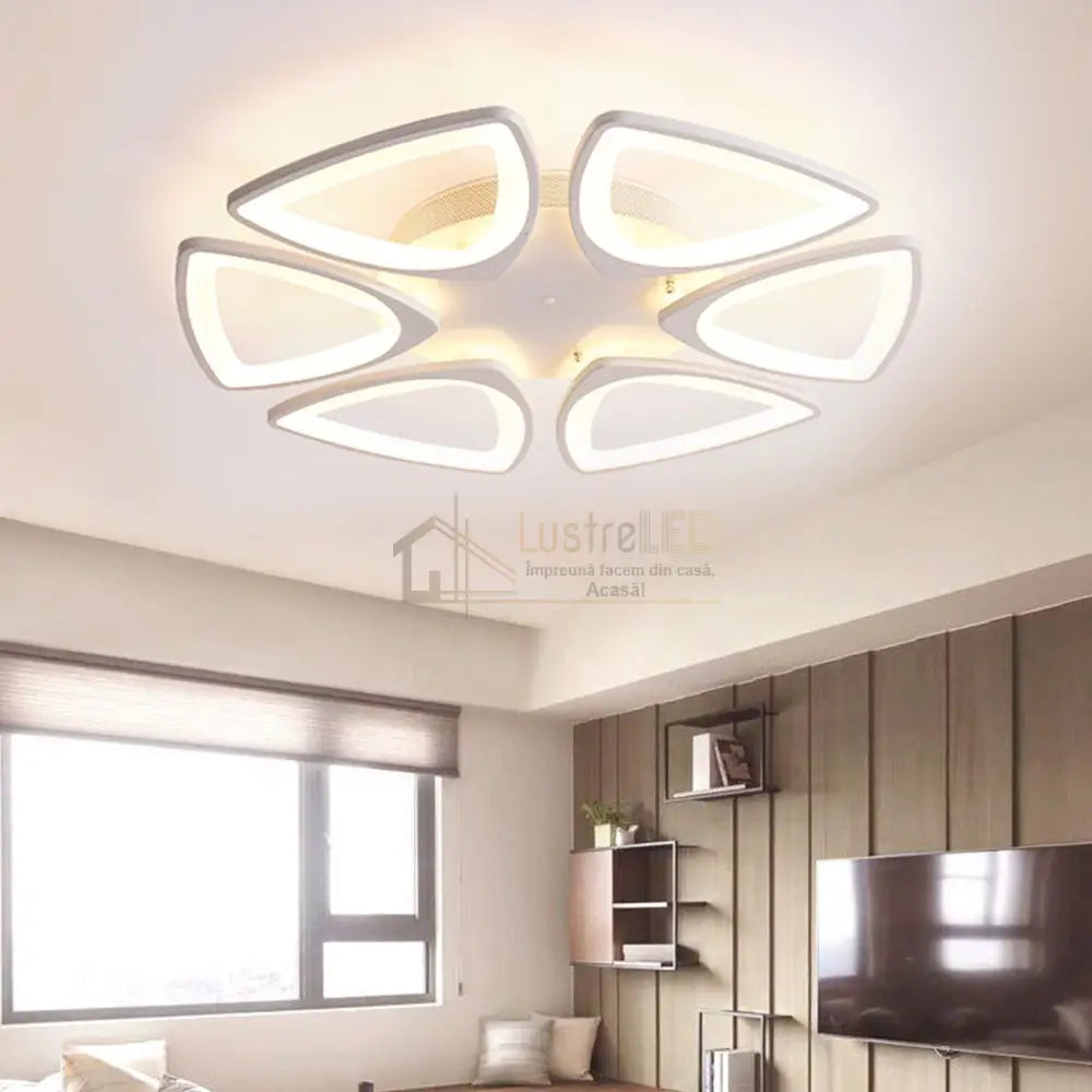 Lustra Led 132W Space Telecomanda Echivalent 500W Ceiling Light