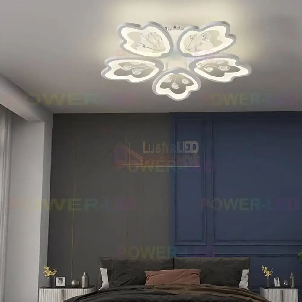 Lustra Led 140W Leafs Telecomanda Lighting Fixtures