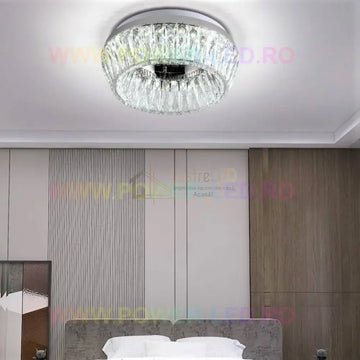 Lustra LED 144W LORA CRISTAL Telecomanda