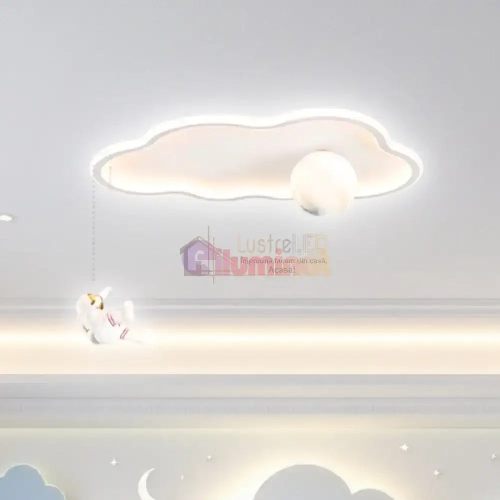 Lustra LED 144W Moonwalk Cloud Telecomanda Echivalent 400W