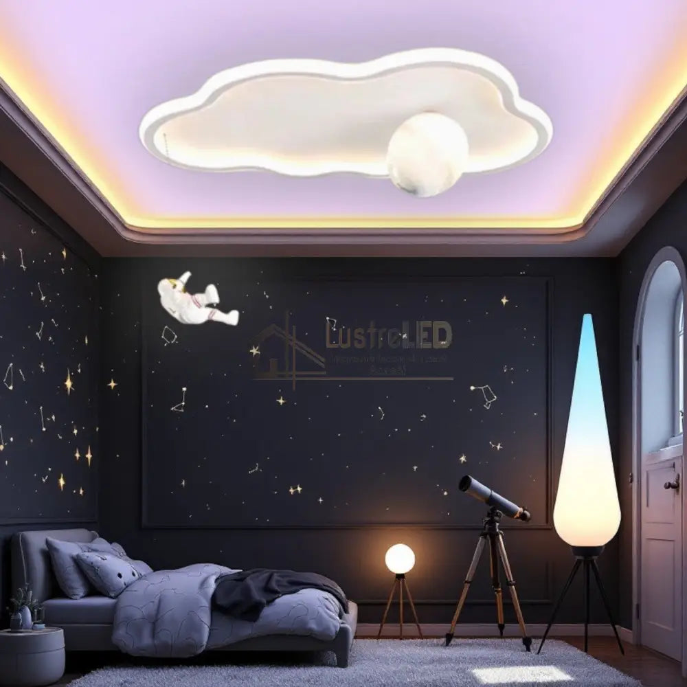 Lustra LED 144W Moonwalk Cloud Telecomanda Echivalent 400W
