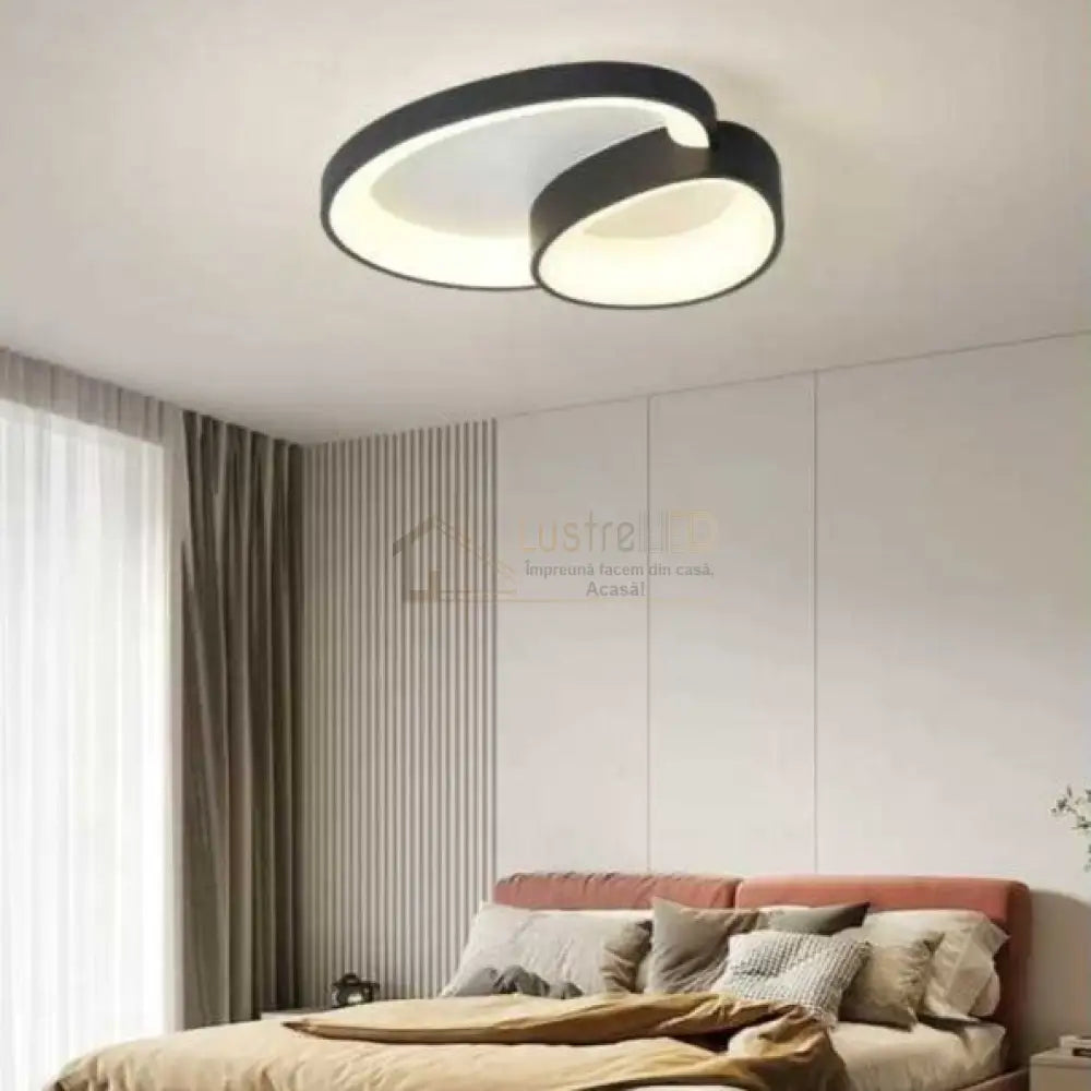 Aplica LED 146W Halo Duo Echivalent 580W Telecomanda lustreled.ro