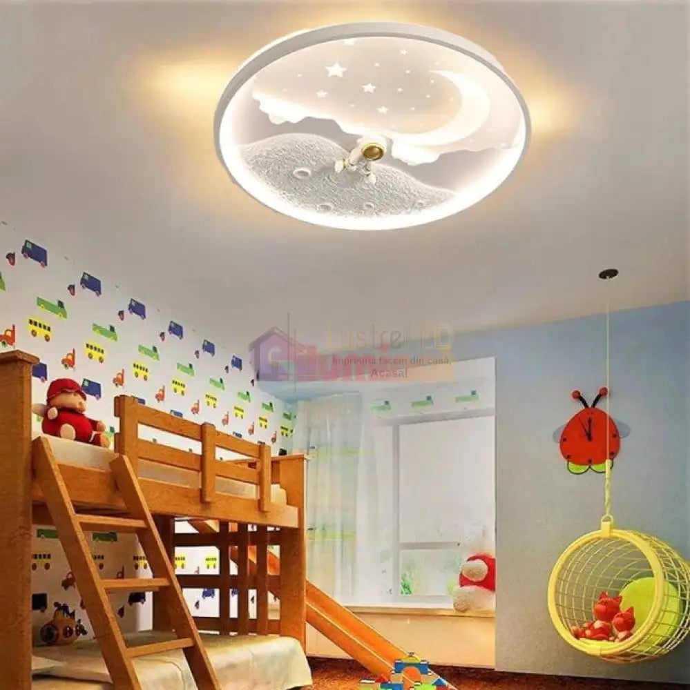 Lustra Led 150W Astro-Man Kids Echivalent 500W Telecomanda Lighting Fixtures