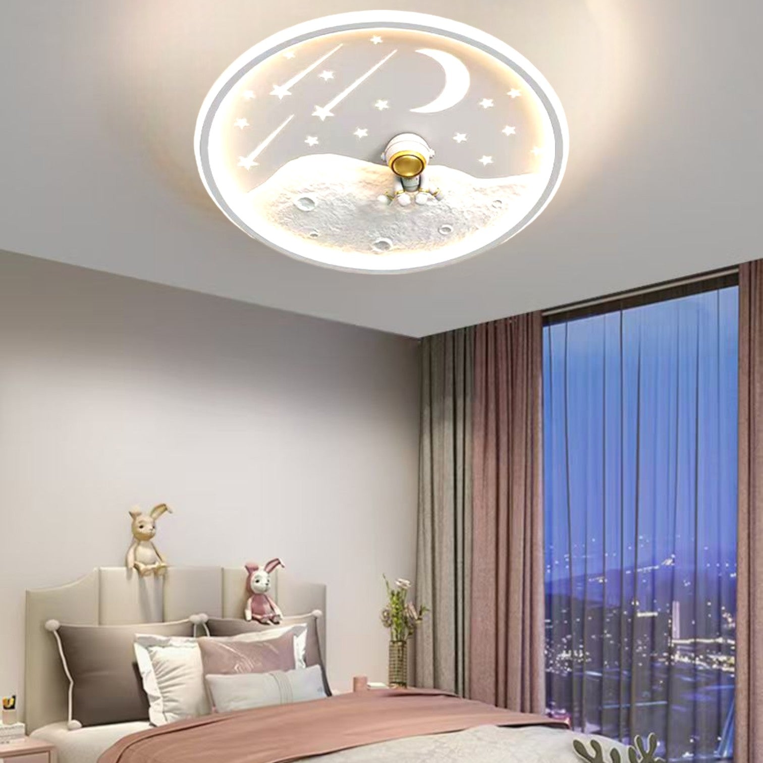 Lustra LED 150W Astro-Man Kids Echivalent 500W Telecomanda