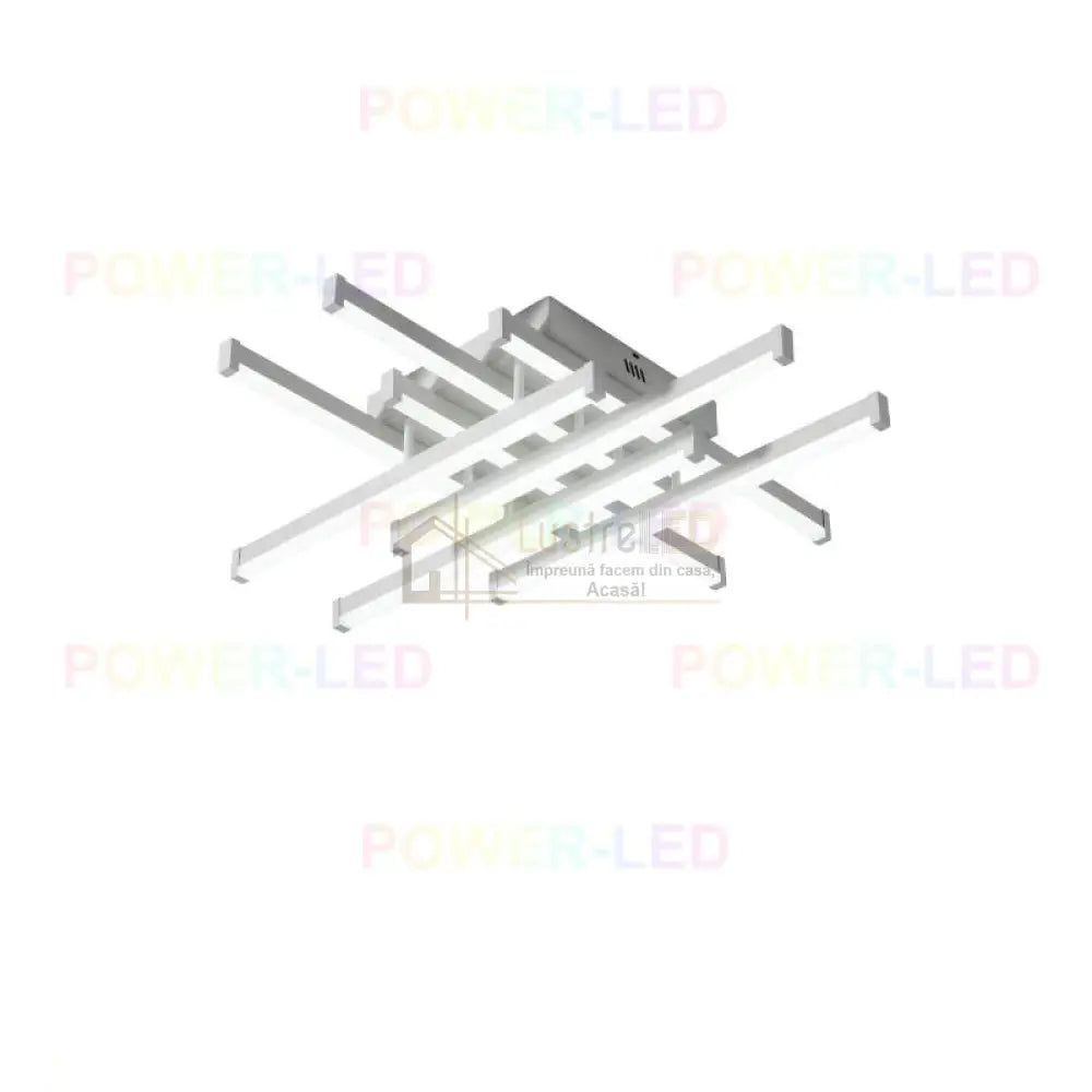 Lustra Led 160W 8 Lines Design Alba Telecomanda Lighting Fixtures