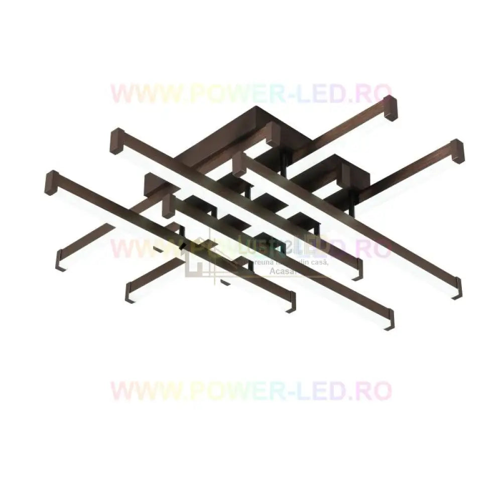 Lustra Led 160W 8 Lines Design Maro Telecomanda Lighting Fixtures