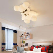Lustra Led 160W Teddy Bear Smart Cu Telecomanda Echivalent 600W Lighting Fixtures