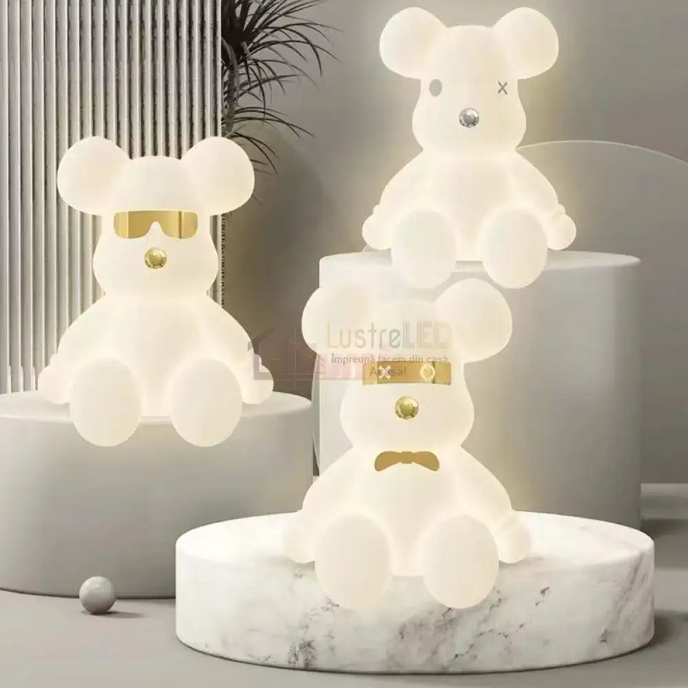 Lustra Led 160W Teddy Bear Smart Cu Telecomanda Echivalent 600W Lighting Fixtures