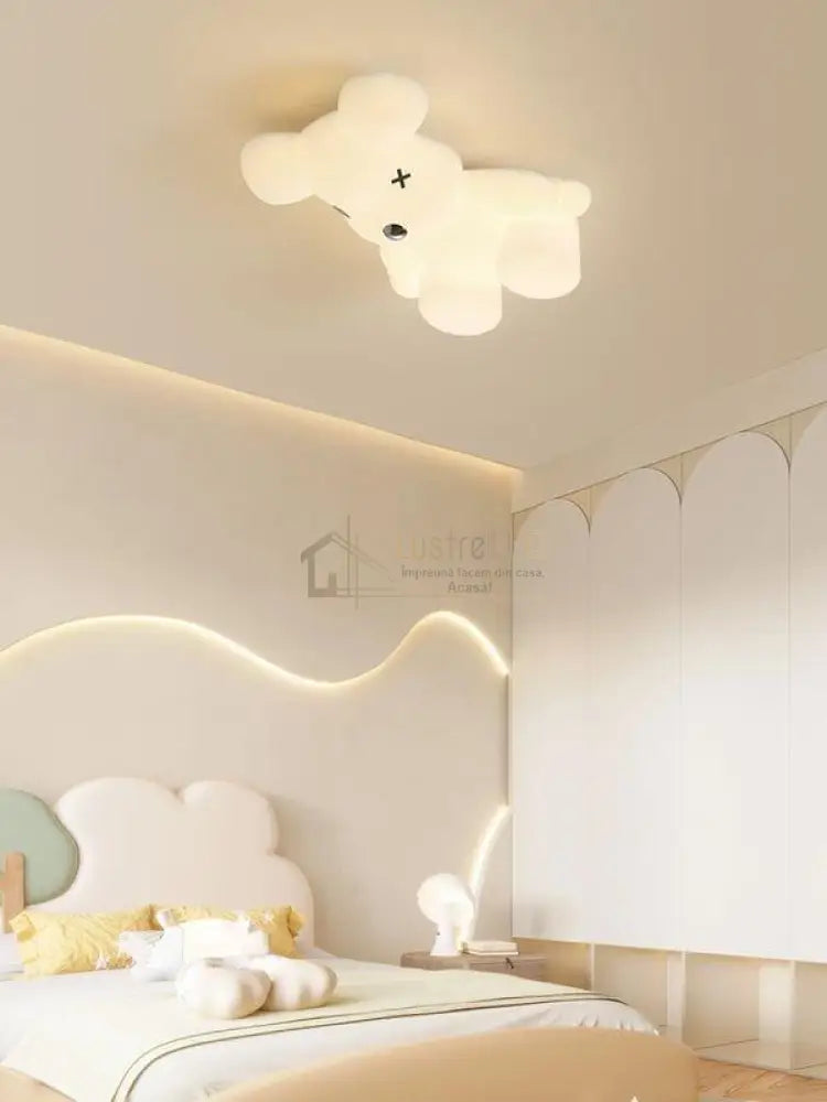 Lustra Led 160W Winny Bear Smart Cu Telecomanda Echivalent 600W Lighting Fixtures