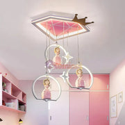 Lustra LED 170W Galaxy Princess Telecomanda 5302 lustreled.ro