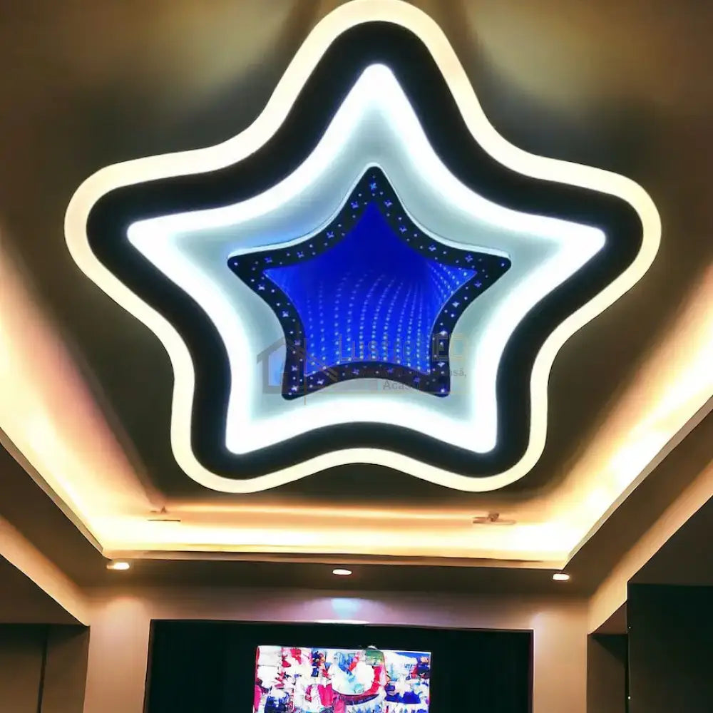 Lustra Led 180W Star Rgb 3D Telecomanda Ceiling Light
