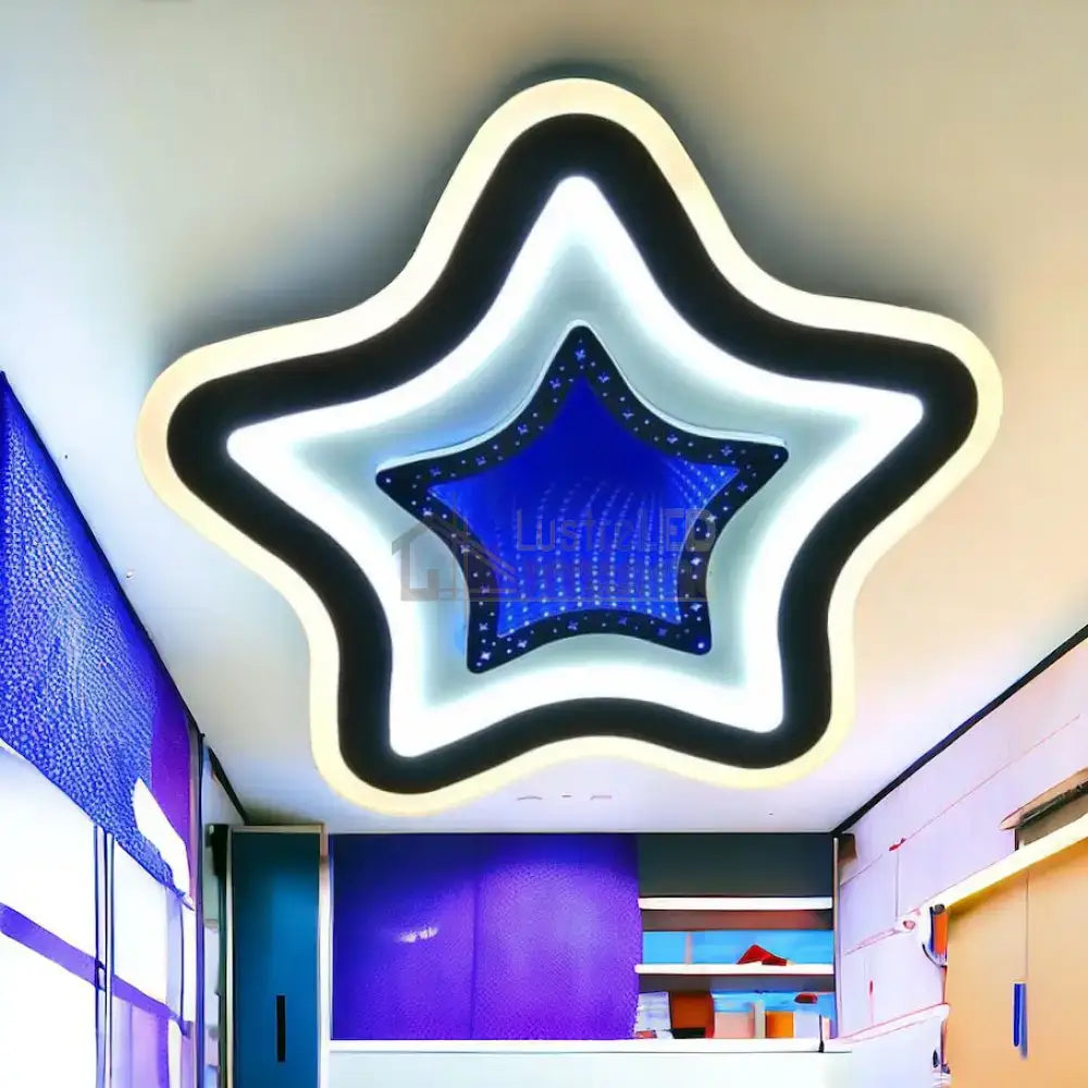 Lustra Led 180W Star Rgb 3D Telecomanda Ceiling Light