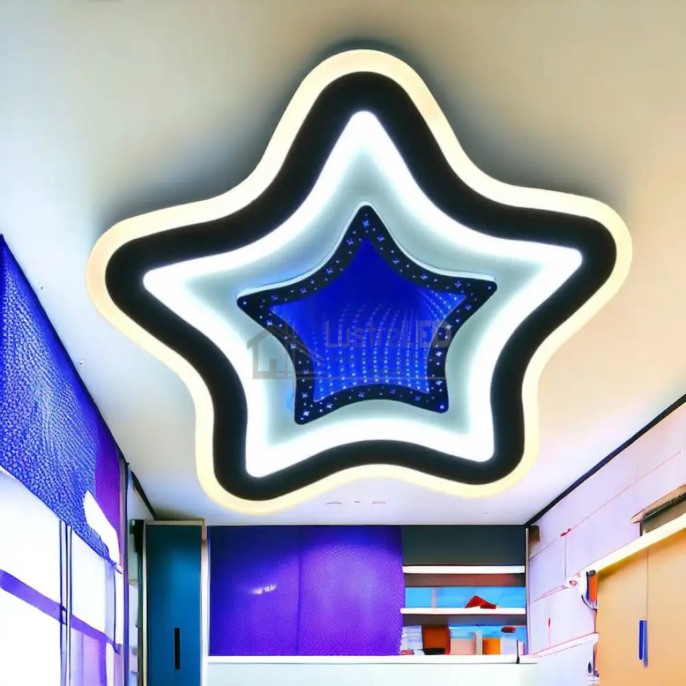 Lustra Led 180W Star Rgb 3D Telecomanda Ceiling Light Fixtures