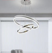 Lustra LED 228W KING Chrome 2 Segmente Echivalent 800W