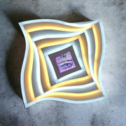 Lustra LED 206W Cross MIRROR 3D RGB Echivalent 600W