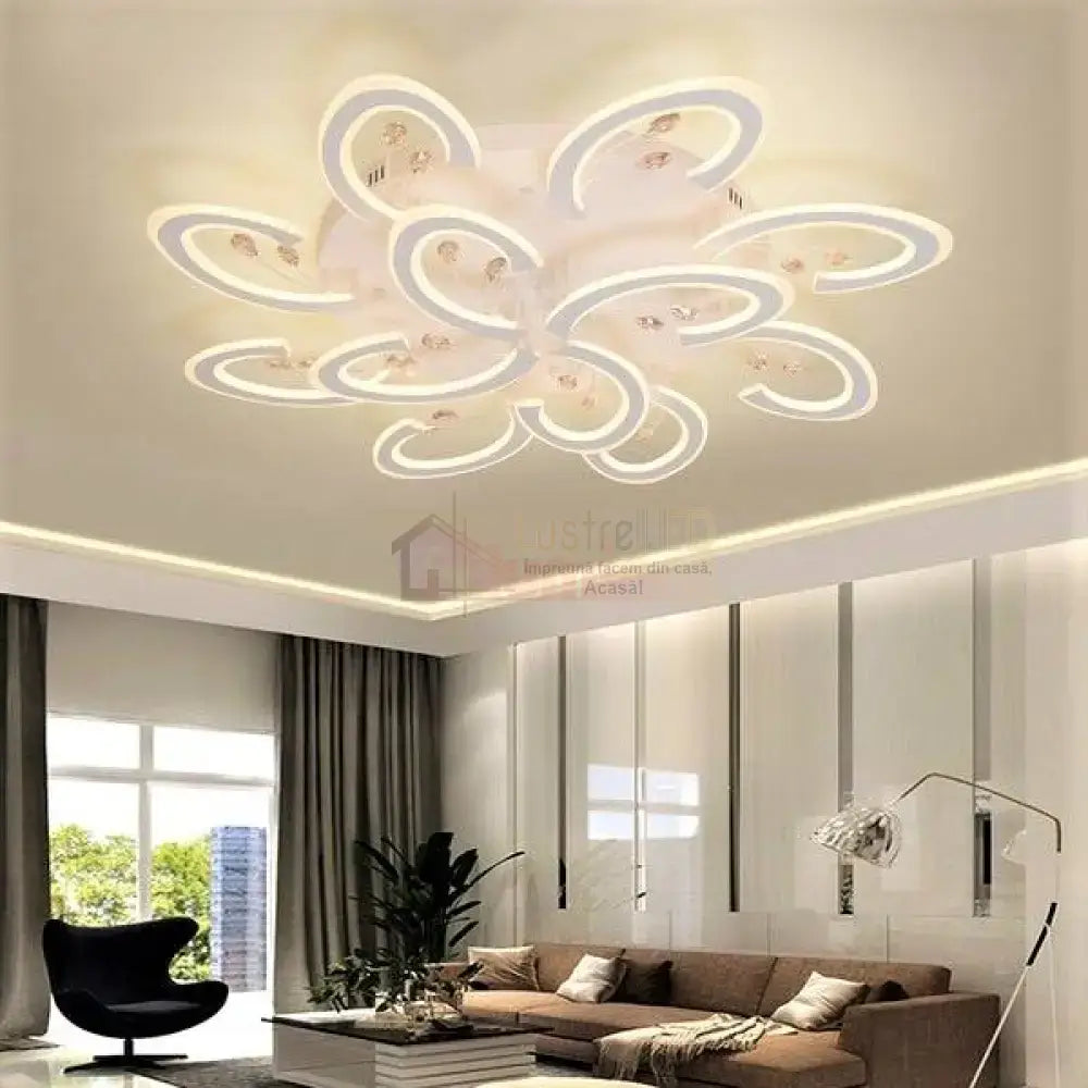 Lustra Led 280W Anna Grande Telecomanda Lighting Fixtures