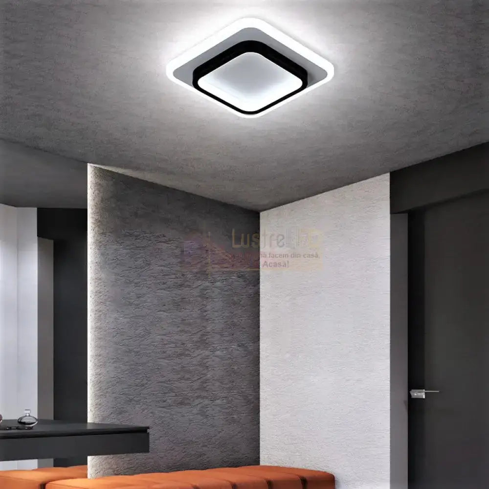 Lustra Led 44W Loki Square Echivalent 200W Lighting Fixtures