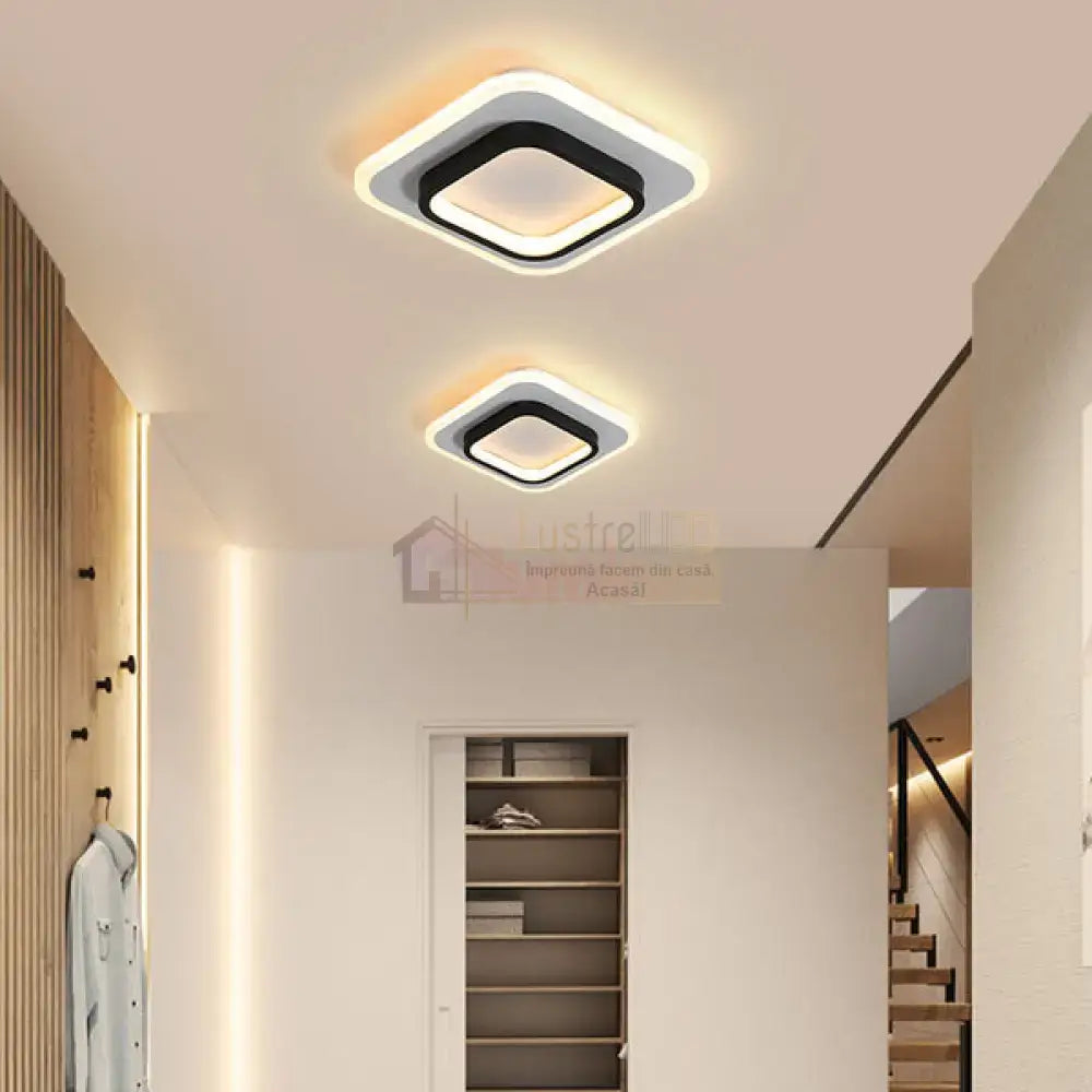 Lustra Led 44W Loki Square Echivalent 200W Lighting Fixtures