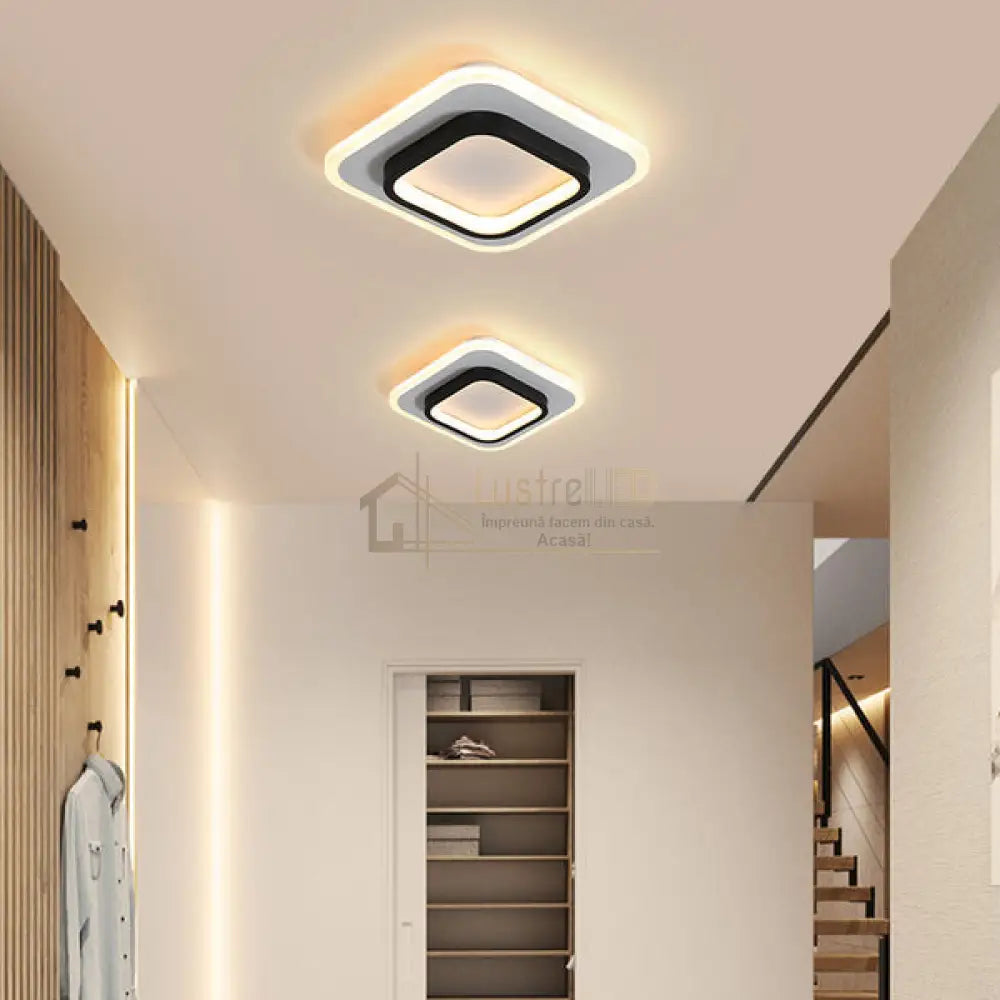 Lustra Led 44W Loki Square Echivalent 200W Lighting Fixtures