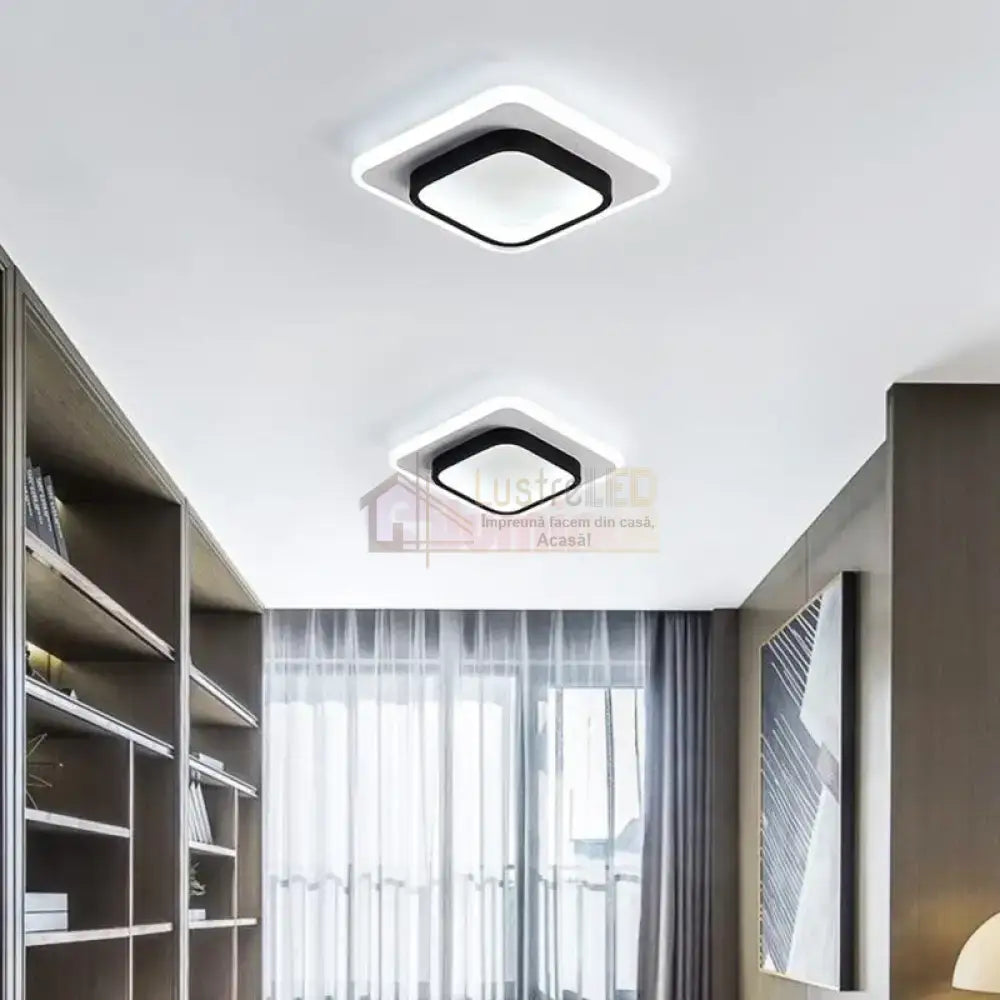 Lustra Led 44W Loki Square Echivalent 200W Lighting Fixtures