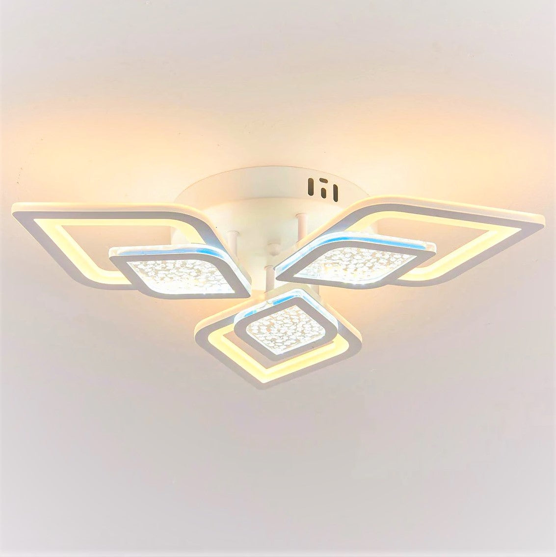 Lustra LED Mini ORTENSIA Telecomanda Echivalent 300W