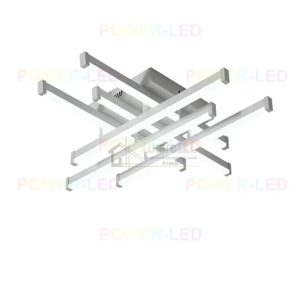 Lustra Led 120W 6 Lines Design Alba Smart Echivalent 500W Lighting Fixtures