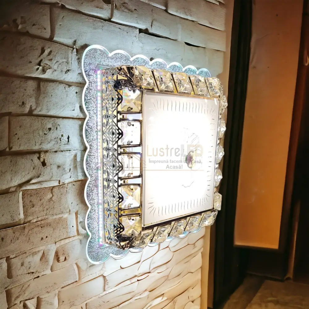 Lustra Led 64W Colorfull Glass Echivalent 300W Lighting Fixtures