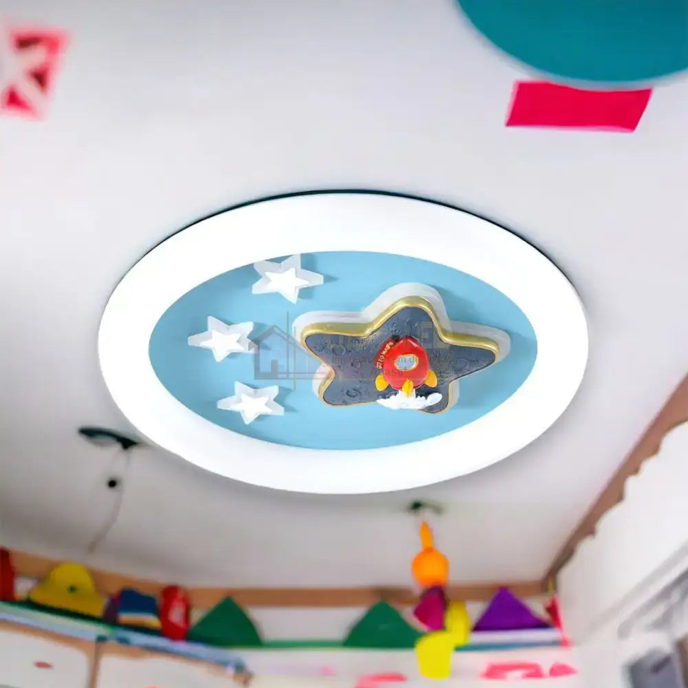 Lustra Led 65W Blue Stars Echivalent 300W Lighting Fixtures