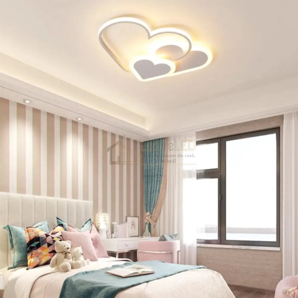 Lustra Led 76W Inimioara Telecomanda Echivalent 400W Lighting Fixtures