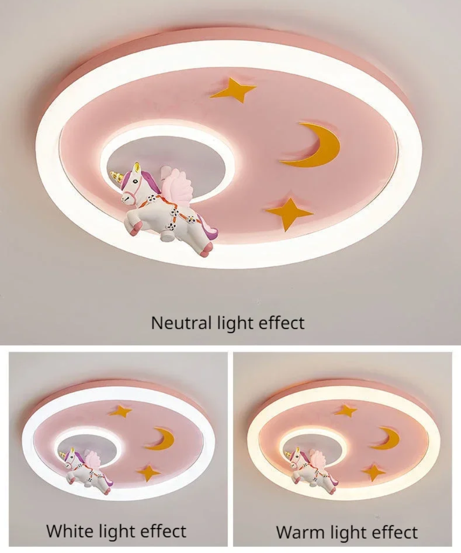 Lustra LED 76W Pink Pony Echivalent 400W Telecomanda