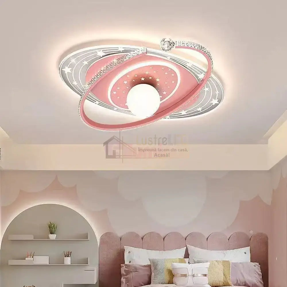 Lustra Led 76W Pinky Way Echivalent 300W Telecomanda Lighting Fixtures