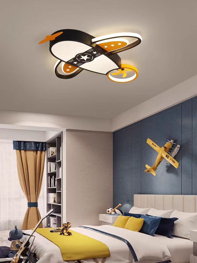 Lustra LED 80W Kids Air Force Echivalent 400W Telecomanda