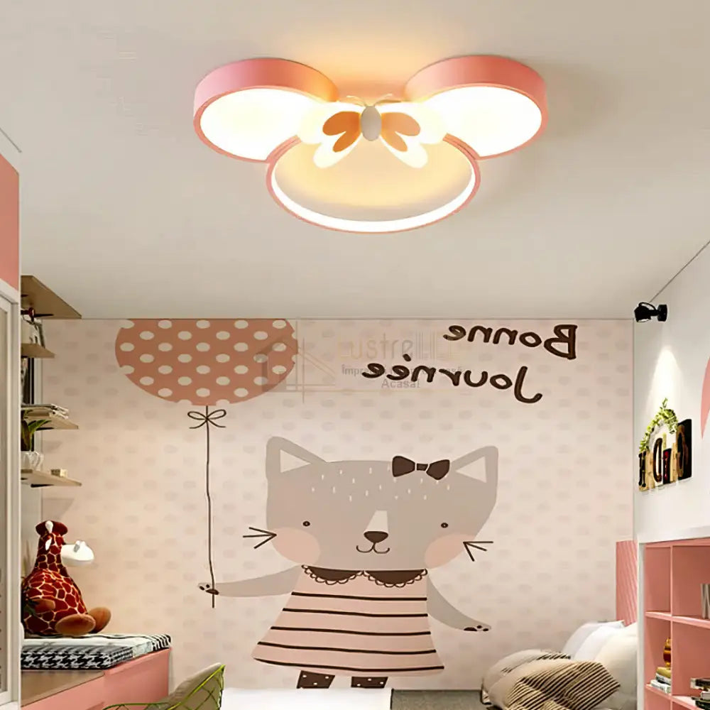 Lustra LED 80W Lovely Minnie Telecomanda 5578 ALBA / ALB/ROZ / KIDS Lighting Fixtures