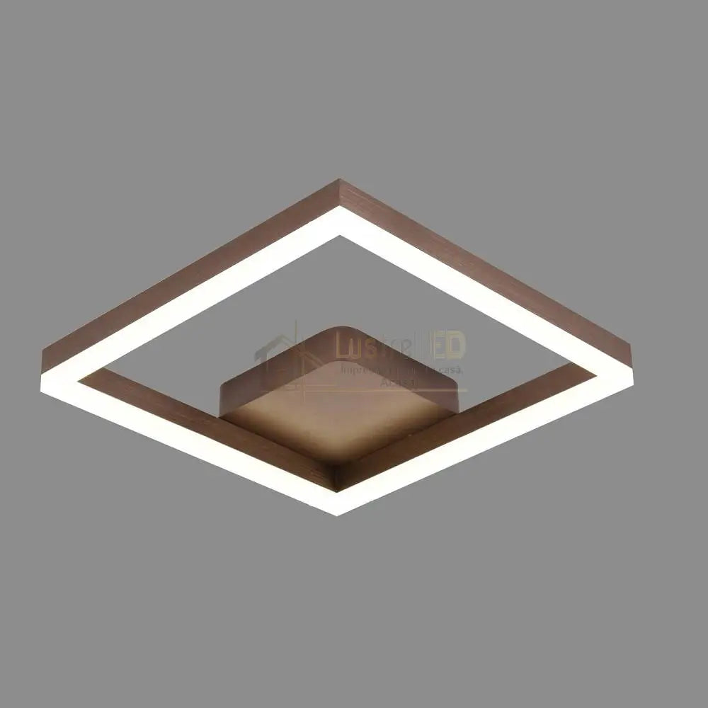 Lustra Led 80W One Square Design Maro Telecomanda Ceiling Light Fixtures