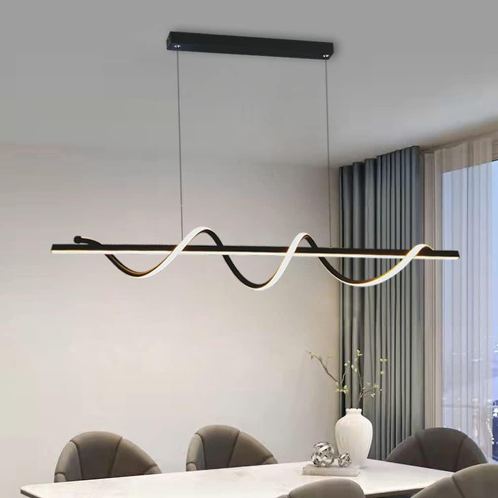 Lustra LED 80W Suspendata Serpent Black Echivalent 400W