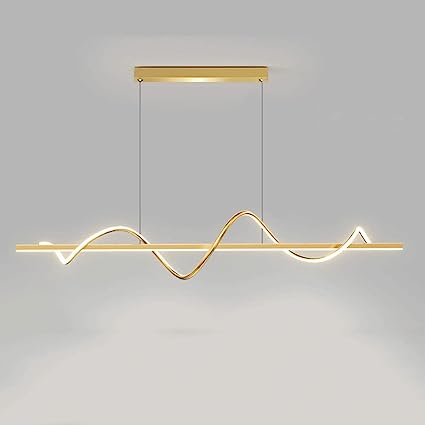 Lustra LED 80W Suspendata Serpent Gold Echivalent 400W