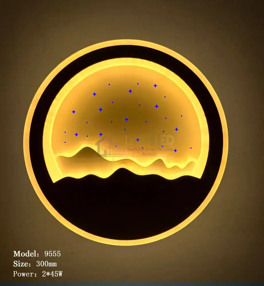 Lustra Led 90W Mountains Echivalent 300W Lighting Fixtures