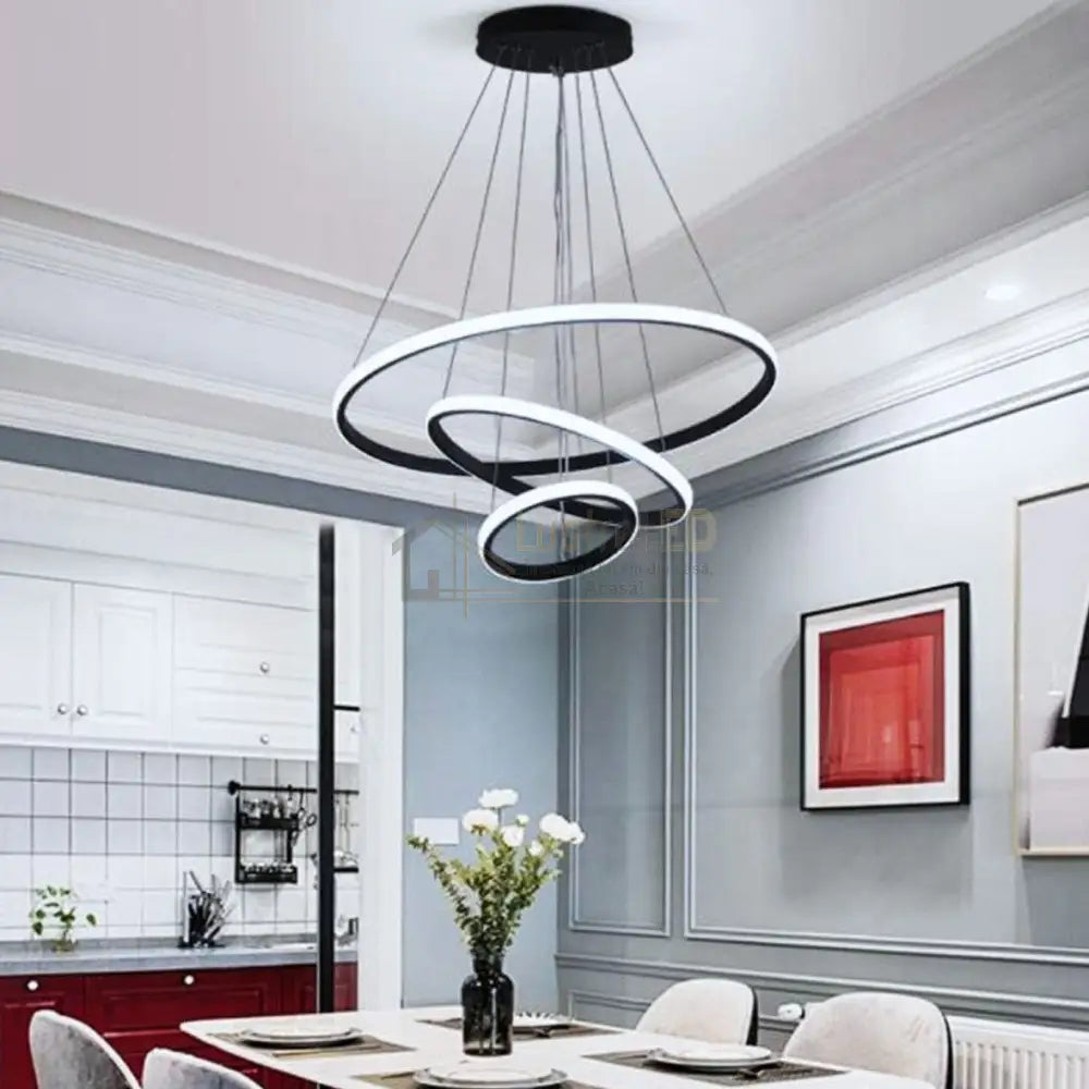 Lustra Led 40W Trio 3 Segmente Echivalent 400W Lighting Fixtures