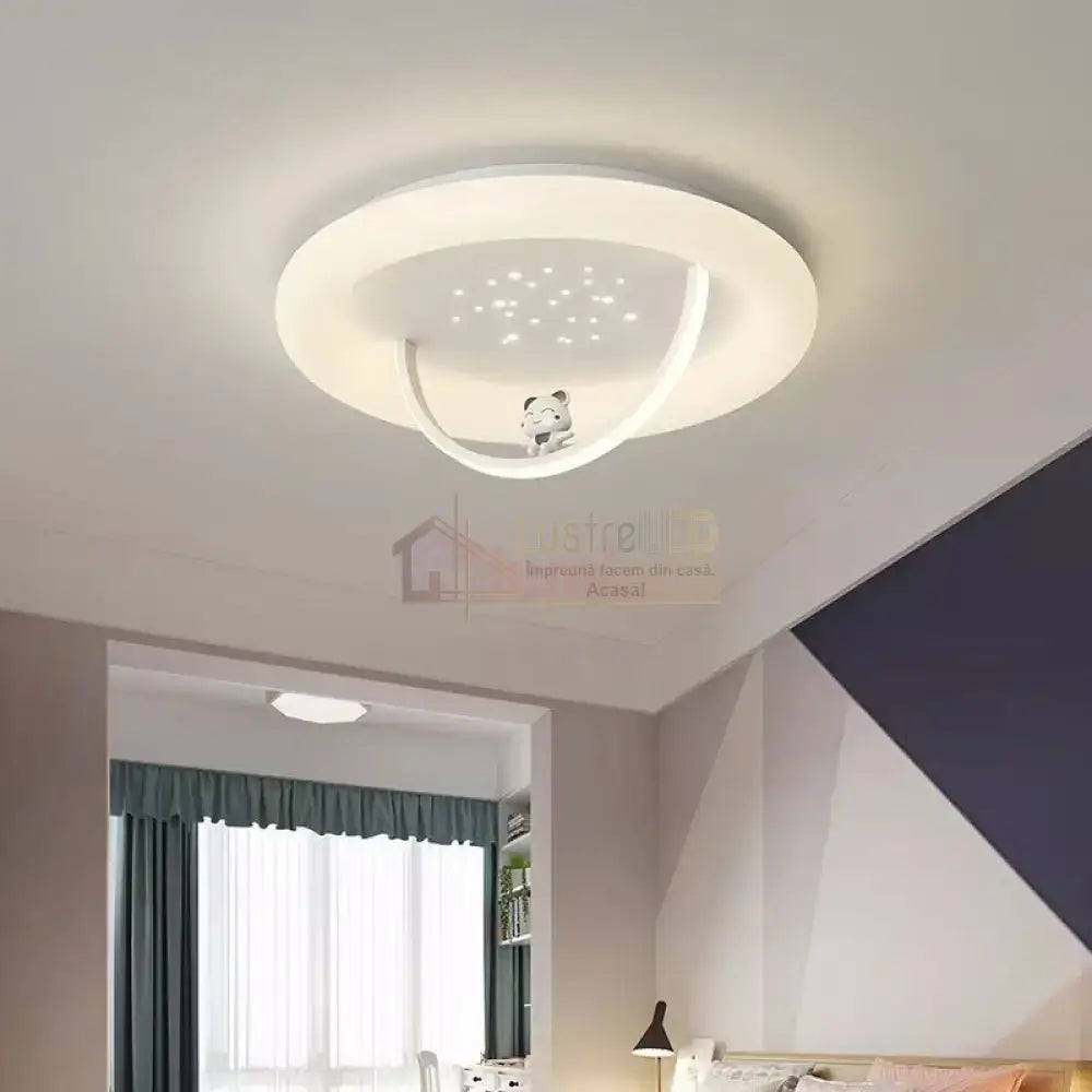 Lustra Led 96W Hanging Kitty Echivalent 400W Telecomanda Lighting Fixtures