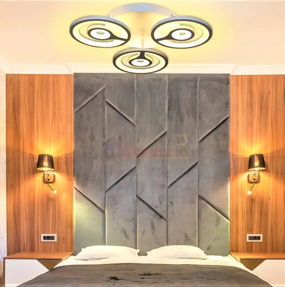 Lustra Led 96W Mini Eyes Telecomanda Echivalent 300W Lighting Fixtures