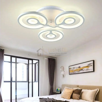 Lustra LED 96W MINI EYES Telecomanda Echivalent 300W